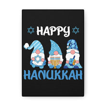 Happy Hanukkah Gnomes - Canvas Gallery Wraps