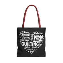 Quilting Word Cloud Tote Bag