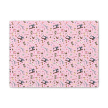 Sewing Elements Pink - Canvas Gallery Wraps