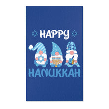 Happy Hanukkah Gnomes Area Rugs - Blue