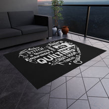 Quilting Word Cloud Outdoor Rug