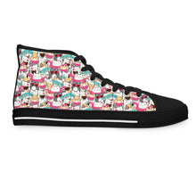 Packed Summer Cute Cats Women's High Top Sneakers