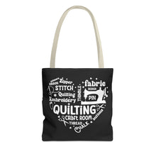 Quilting Word Cloud Tote Bag