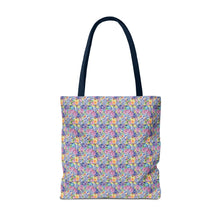 Packed Watercolor Buttons Tote Bag