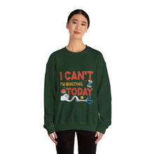 I Can't I'm Quilting Unisex Heavy Blend™ Crewneck Sweatshirt