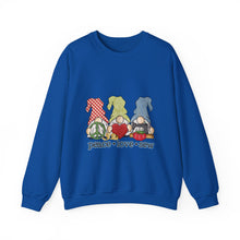 Peace, Love, Sew Gnomes Unisex Heavy Blend™ Crewneck Sweatshirt