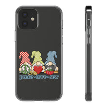 Peace, Love, Sew Gnomes - Clear Cases