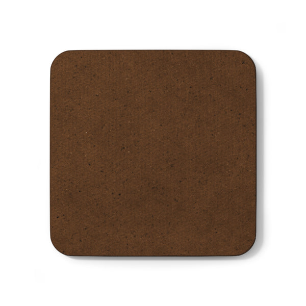 Happy Hanukkah Gnomes Hardboard Back Coaster