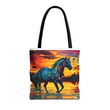 Colorful Modern Horse Tote Bag