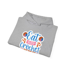 Eat Sleep Crochet Repeat Unisex Heavy Blend™ Hooded Sweatshirt