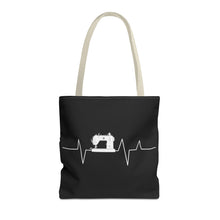 Sewing Machine Heart Beat Sewing Tote Bag