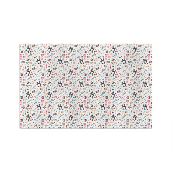 Sewing Elements White Microfiber Tea Towel