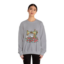 Retro Gorgeous Sewing Machine Unisex Heavy Blend™ Crewneck Sweatshirt