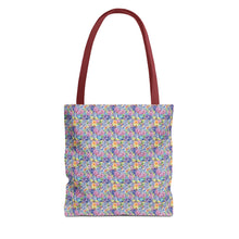 Packed Watercolor Buttons Tote Bag