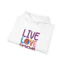 Live Love Crochet Unisex Heavy Blend™ Hooded Sweatshirt