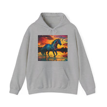 Colorful Modern Horse Unisex Heavy Blend™ Hooded Sweatshirt