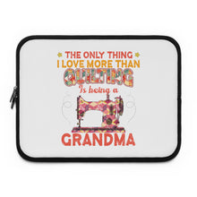 Quilting Grandma Laptop Sleeve