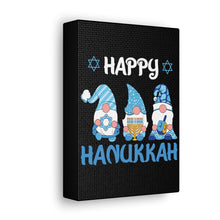 Happy Hanukkah Gnomes - Canvas Gallery Wraps