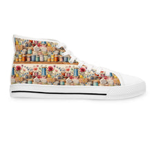 Watercolor Sewing Supplies 2 Women's High Top Sneakers