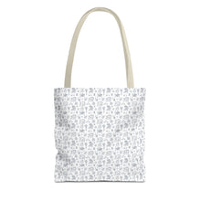 Outlined Sewing Elements Tote Bag