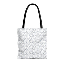 Outlined Sewing Elements Tote Bag