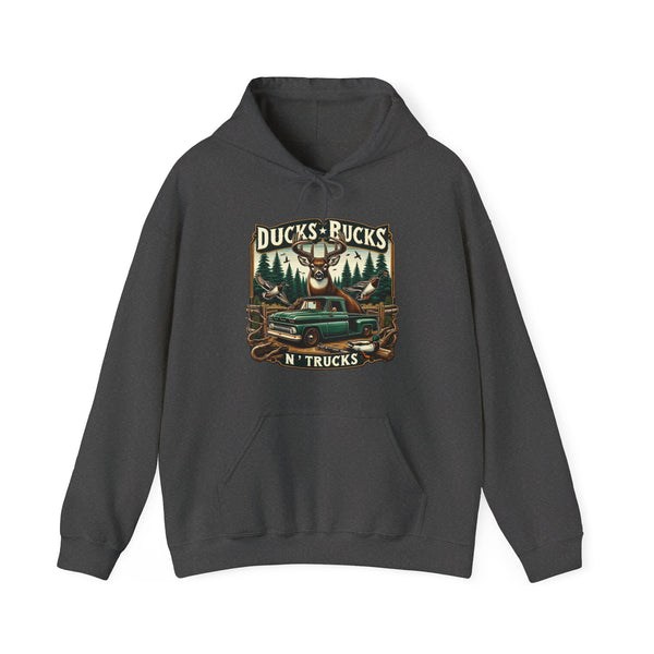 Ducks, Bucks, N" Trucks Hooded Sweatshirt