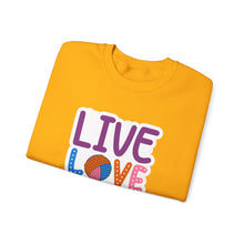 Live Love Crochet Unisex Heavy Blend™ Crewneck Sweatshirt