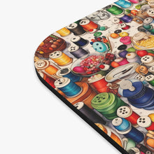 Watercolor Sewing Supplies 5 Mouse Pad (Rectangle)