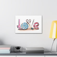 Sewing Love - Canvas Gallery Wraps