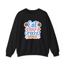 Eat Sleep Crochet Repeat Unisex Heavy Blend™ Crewneck Sweatshirt