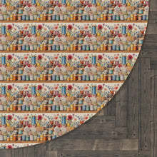 Watercolor Sewing Supplies 2 Round Rug