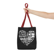 Quilting Word Cloud Tote Bag