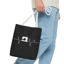 Sewing Machine Heart Beat Sewing Tote Bag