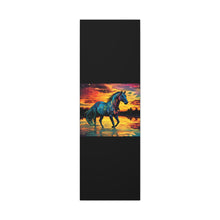 Colorful Modern Horse - Canvas Gallery Wraps - Black