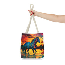 Colorful Modern Horse Tote Bag