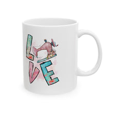 Sewing Love Ceramic Mug, (11oz, 15oz)