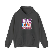 Live Love Crochet Unisex Heavy Blend™ Hooded Sweatshirt