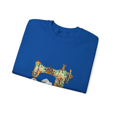 Retro Gorgeous Sewing Machine Unisex Heavy Blend™ Crewneck Sweatshirt