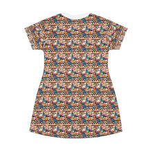 Watercolor Sewing Supplies 3 T-Shirt Dress