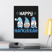 Happy Hanukkah Gnomes - Canvas Gallery Wraps