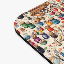 Watercolor Sewing Supplies 8 Mouse Pad (Rectangle)