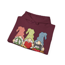 Peace, Love, Sew Gnomes Unisex Heavy Blend™ Hooded Sweatshirt