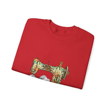 Retro Gorgeous Sewing Machine Unisex Heavy Blend™ Crewneck Sweatshirt