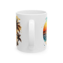 Sunset Beach Ceramic Mug, (11oz, 15oz)