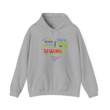 Colorful Sewing Word Cloud Unisex Heavy Blend™ Hooded Sweatshirt