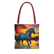 Colorful Modern Horse Tote Bag