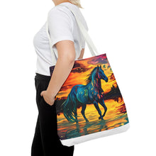 Colorful Modern Horse Tote Bag