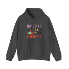 Floral Quilting is My Therapy Unisex Heavy Blend™ Hooded Sweatshirt