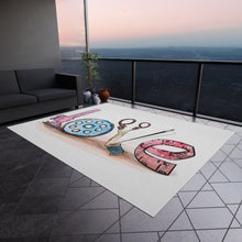 Sewing Love Outdoor Rug