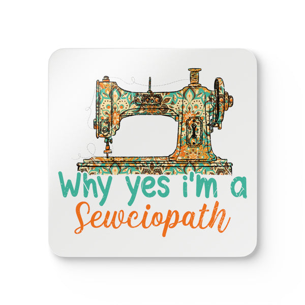Sewciopath Corkwood Coaster Set